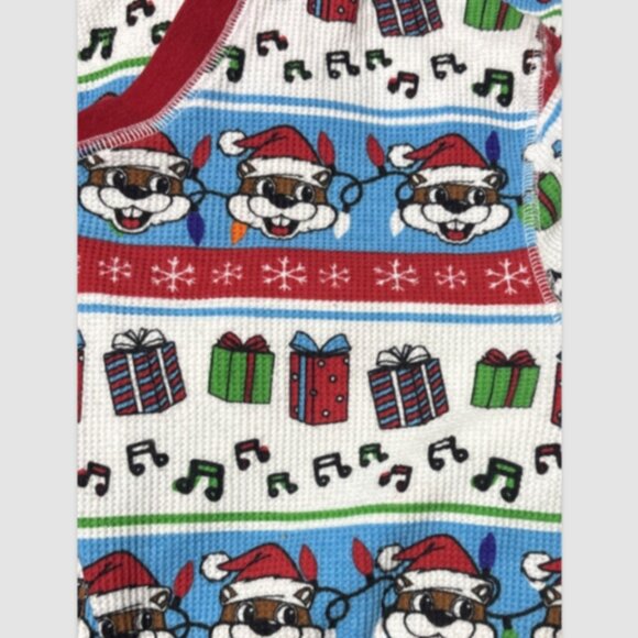 Buc-ees One Piece Christmas Thermal Pajamas Long Johns Bucees Unisex Sz XL - Picture 8 of 8